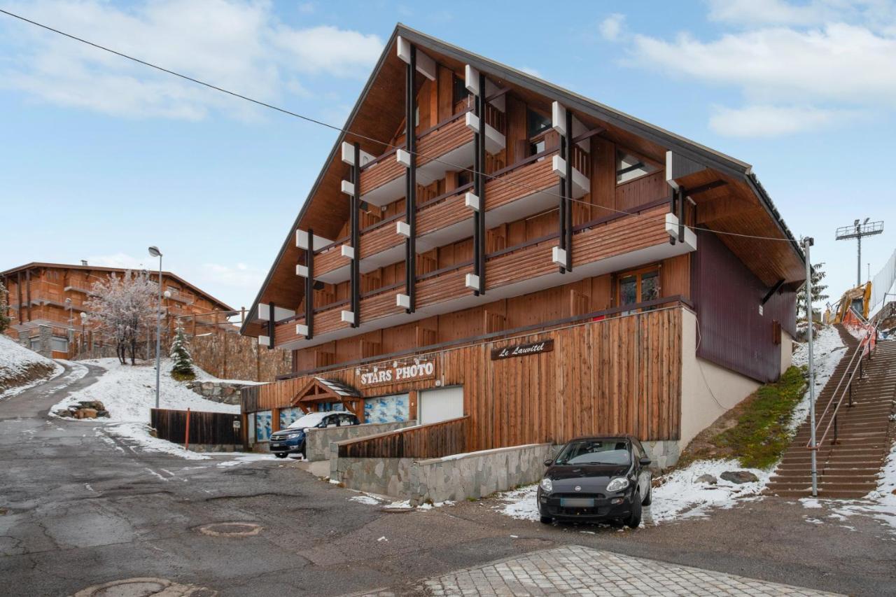 Appartement Spacieux L'Alpe D'Huez, Balcon Kültér fotó